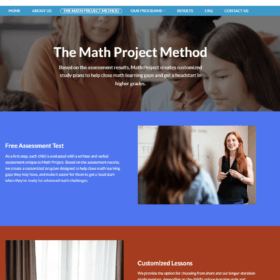 Math Project Web Design